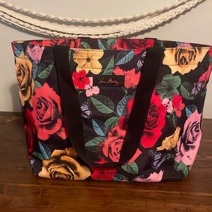 Vera Bradley drawstring beach tote: Havana Rose